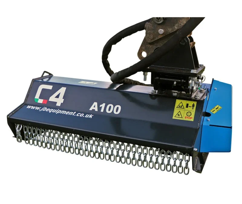 C4 Excavator Flail Head - A100 - 2 to 5 Tonne Excavator