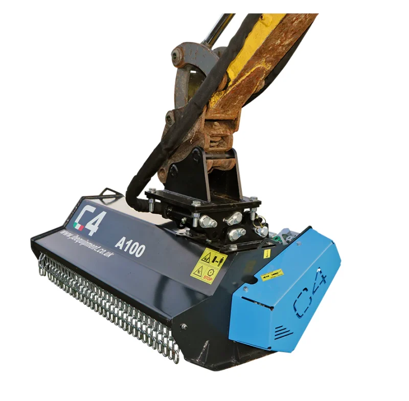 C4 Excavator Flail Head - A100 - 2 to 5 Tonne Excavator - Image 2