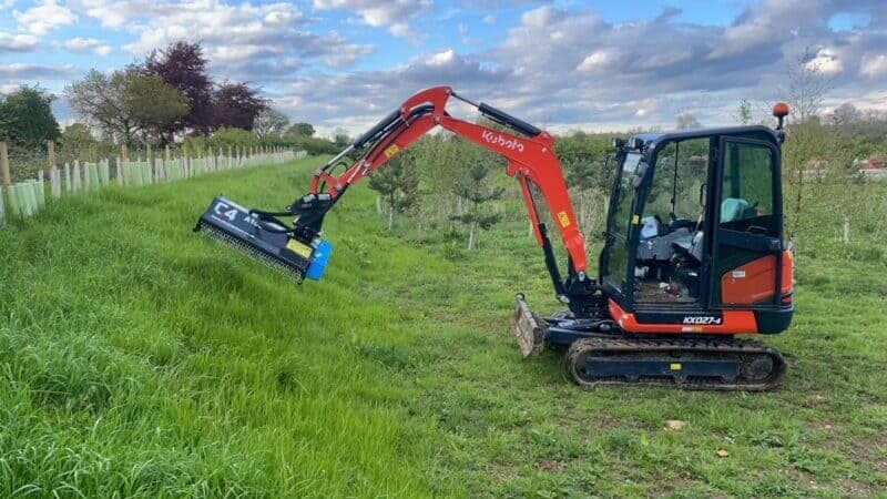 C4 Excavator Flail Head - A100 - 2 to 5 Tonne Excavator - Image 5