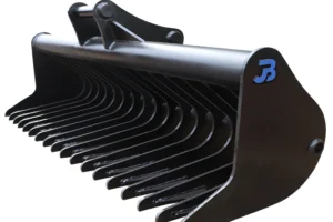 020 General Purpose Excavator Land Rake Bucket - 2-3 Tonne