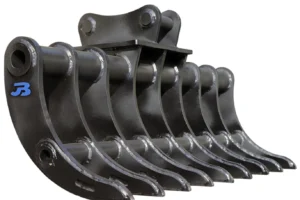 FR1 Excavator Forestry Root Rake - 1-2 Tonne - 1215mm