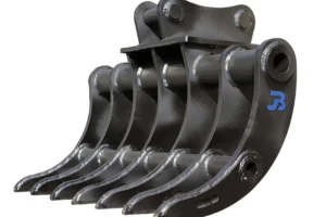 FR2-N Narrow Excavator Forestry Root Rake - 2-4 Tonne - 900mm