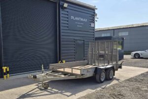 Indespension 12x6 twin axle plant trailer, 1.5 2 2.7 ton, - SKU 2176