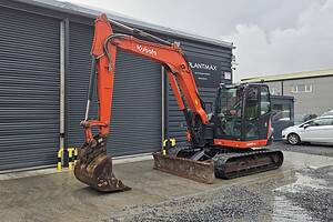 Kubota KX080-4a Midi Digger 8.5 ton, 2017 - SKU 2276