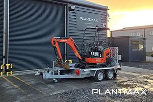 Kubota KX015-4 Mini Digger 1.5 ton, 2019 *NEW TRAILER INCLUDED* - SKU 2389