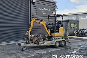 CAT 301.5-05A Mini Digger 1.5 ton, 2021 *BREAKER + TRAILER INCLUDED* - SKU 2740